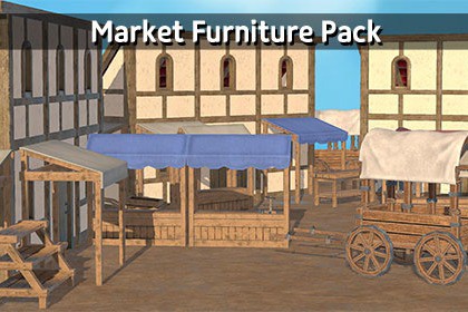MAR-Medieval Market Furniture Pack