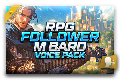 RPG Follower - M Bard Voice Pack