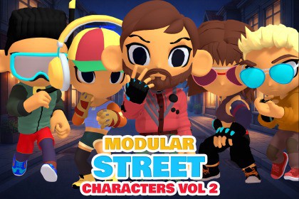 Stylized Street Characters Vol 2