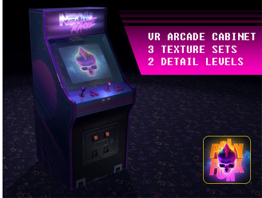 Retro Arcade Cabinet | 3D 소품 | Unity Asset Store