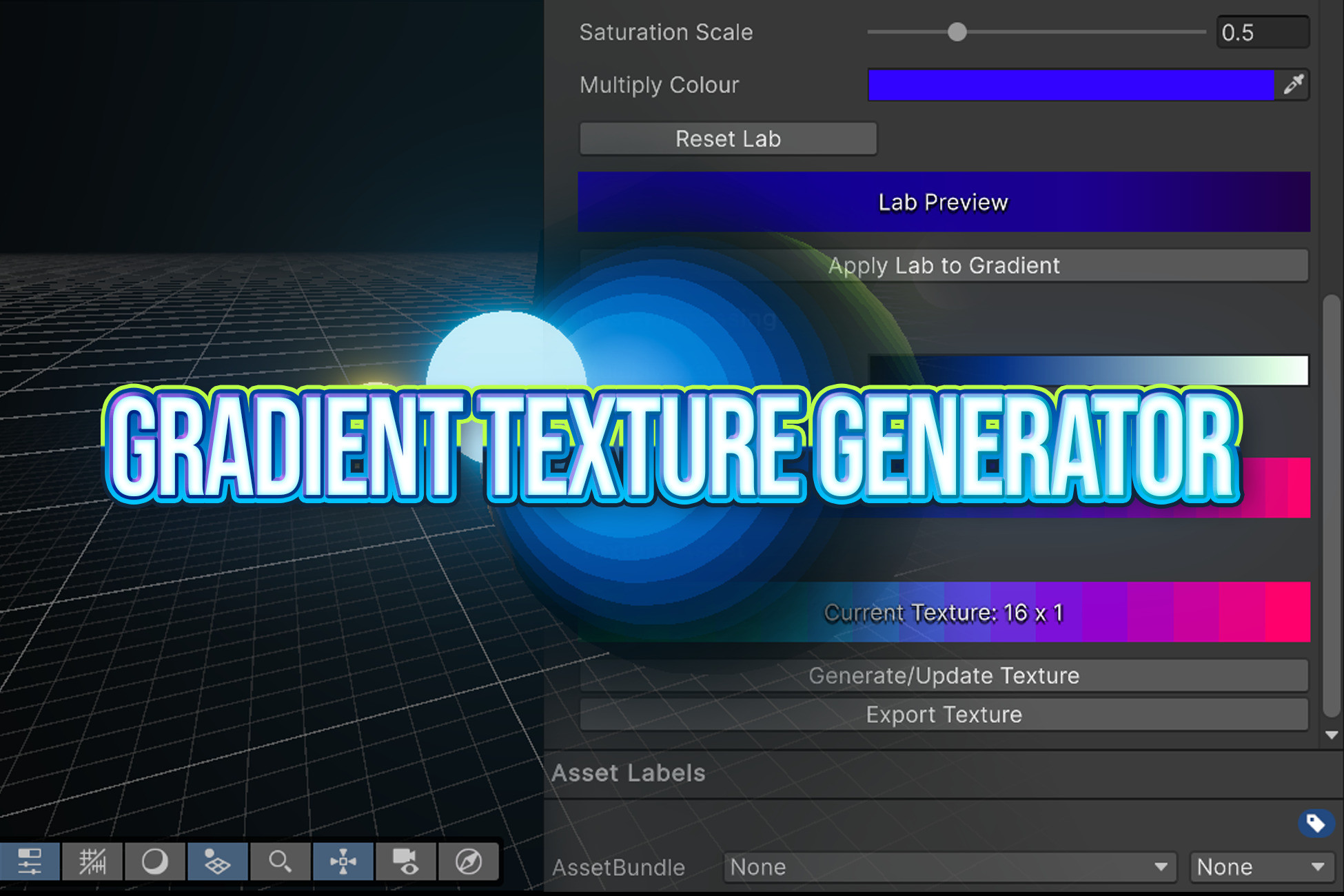 Gradient Texture Generator + Colour Editor | Utilities Tools | Unity ...