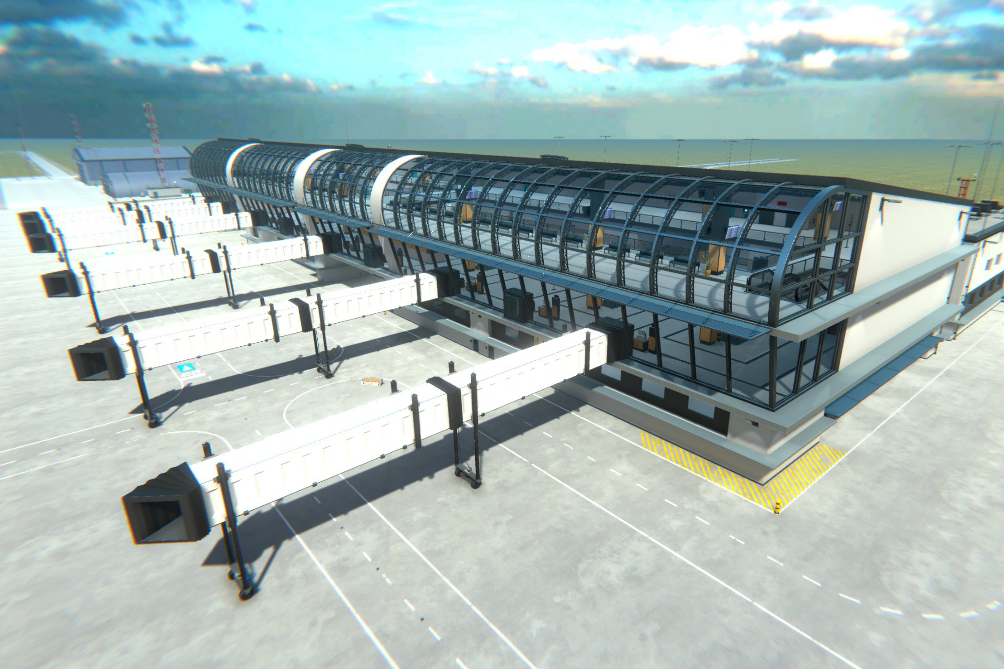 Complete Airport Model Set