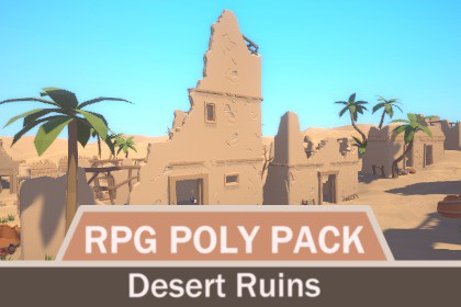 RPG Poly Pack - Desert Ruins