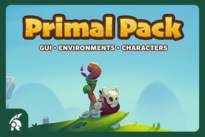 Primal Pack: GUI, Environment, Characters