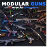 Modular Guns - Customizable Animated Weapon Pack
