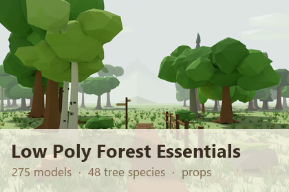 Low Poly Forest Essentials