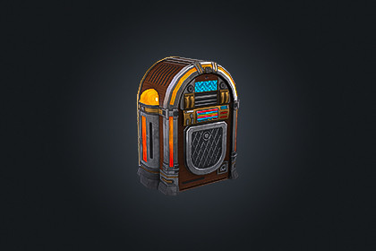 Jukebox V1 - Vintage Music | Game Ready PBR | Built-In & URP Compatible