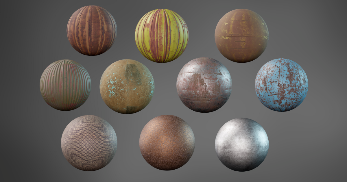 Metal Materials v04 | 2D 金属 | Unity Asset Store