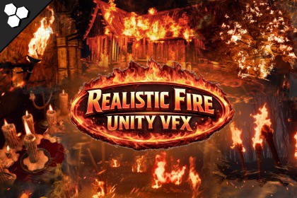 Realistic Fire VFX (VFX Graph Fire, Flame VFX, Fireplace VFX, Torch VFX, Fire)