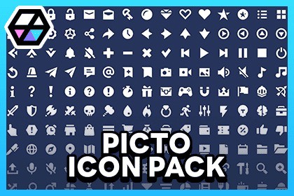 2D Icons - Picto Icon Pack 01