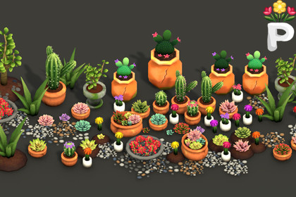 Nature Necessities - Stylized Succulents