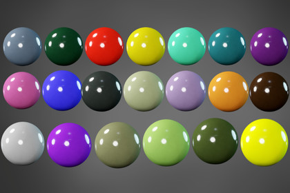 20 Painted Metal Material