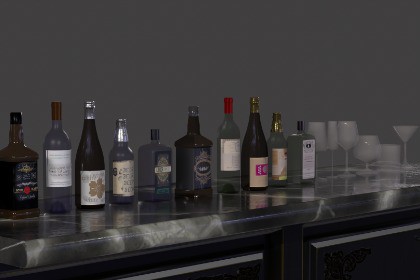 Bottles and Glasses
