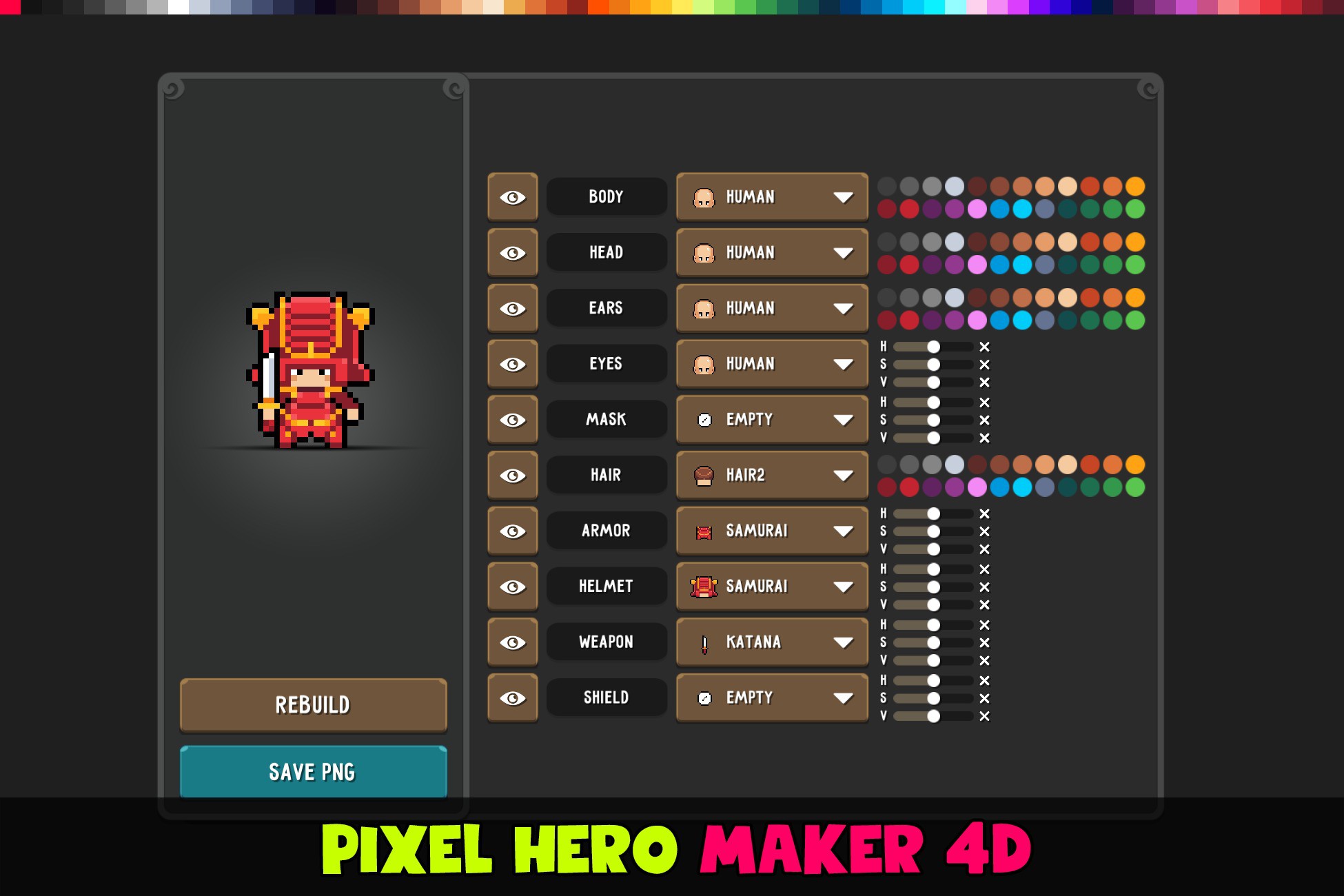 Pixel 4d Pixel Hero Maker 4D | 2D Characters | Unity Asset Store