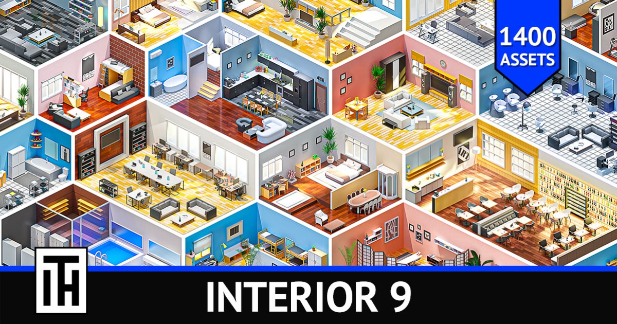 Interior 9 | 3D Interior | Unity Asset Store