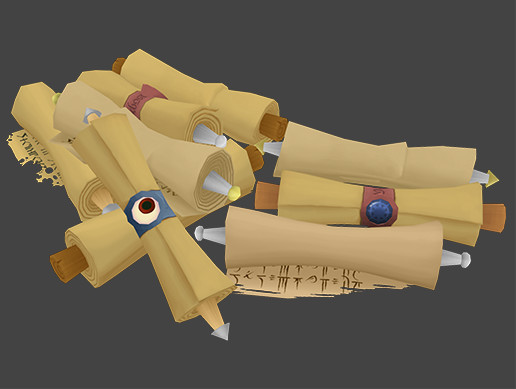 Scrolls - Dungeon Magic Pack | 3D Fantasy | Unity Asset Store