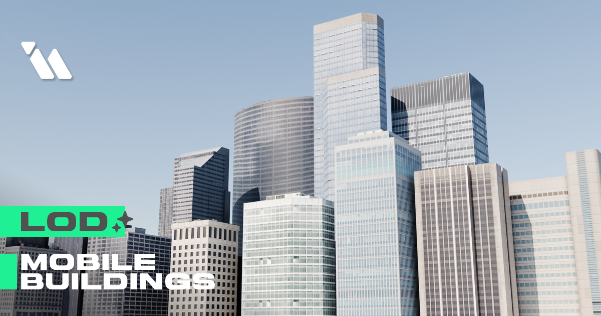Mobile Ready Building Pack V3 | 3D Urban | Unity Asset Store