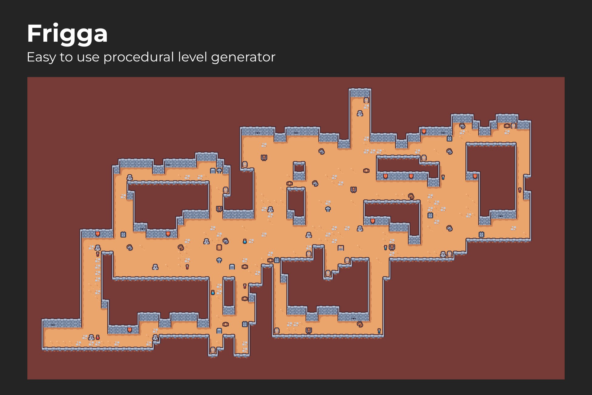 Frigga – Procedural Level Generator by OndrejNepozitek