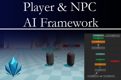 Player & NPC Behaviour AI Framework: NavMesh, Blend Tree, State Machine