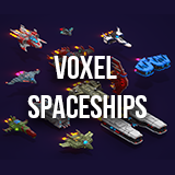 12 Voxel Spaceships