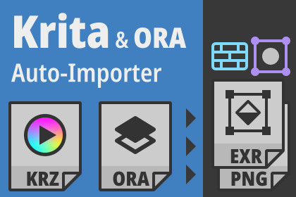 Importer for Krita and OpenRaster + animation and image converter
