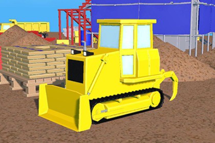 MAR-Low Poly Bulldozer