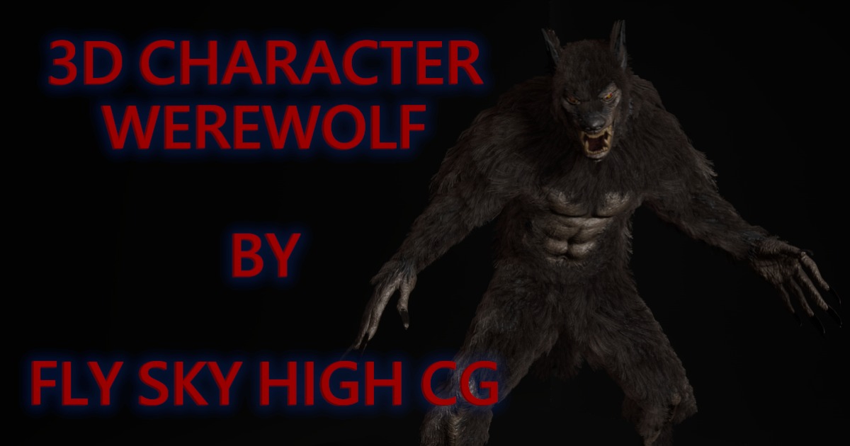 3d Character Werewolf | 3D Creatures | Unity Asset Store