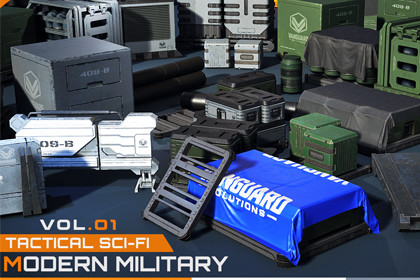 Tactical Sci-Fi: Modern Military Props Vol.01