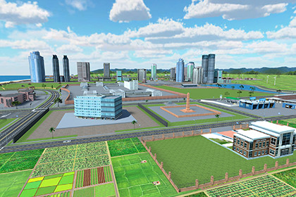 Mega Open World City Simulator Environment Pack Realistic city Transport Assets