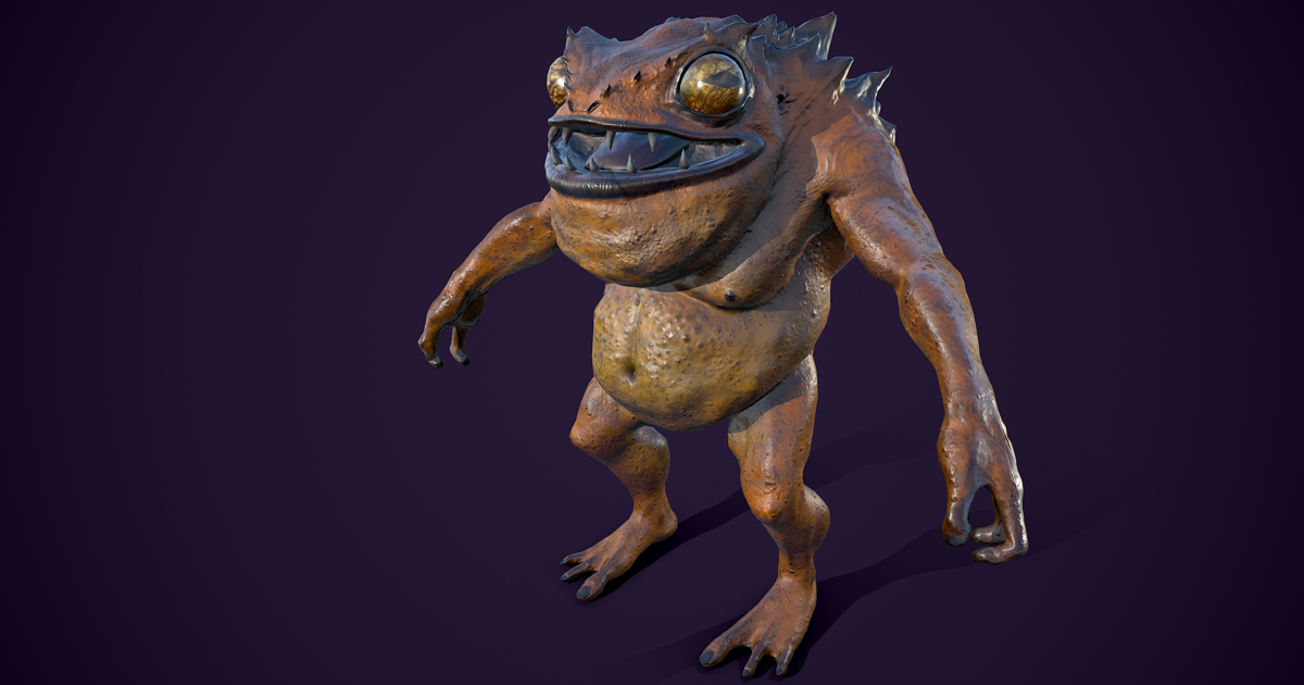 Fat toad | 3D Characters | Unity Asset Store