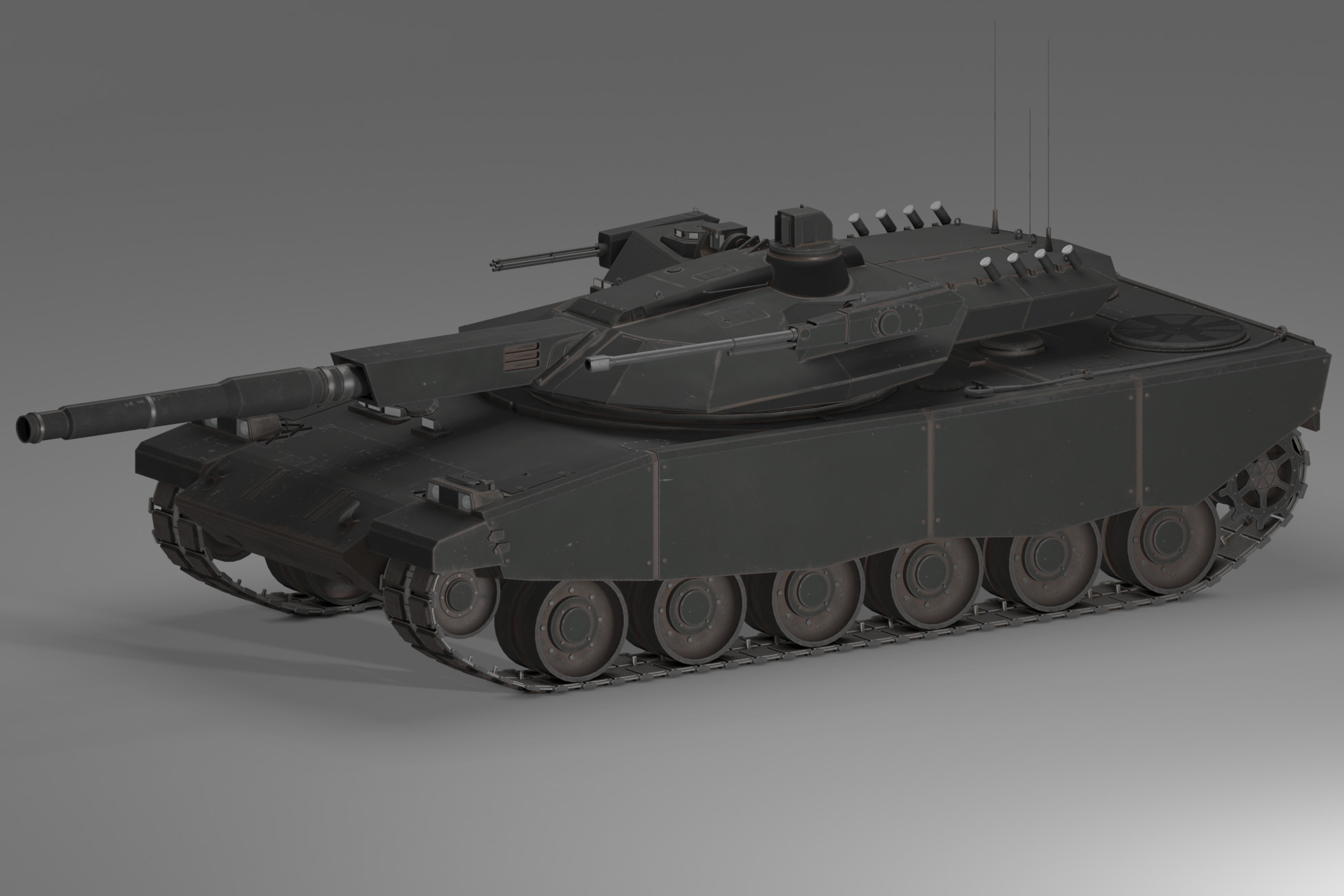 Modern MBT T-118 Jaguar | 3D Land | Unity Asset Store