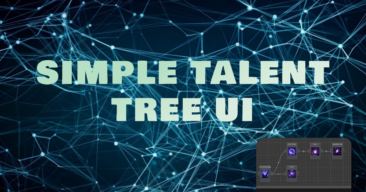 Unity Skill Tree 2d Skill Tree / Talent Tree Builder – Simple Talent Tree UI | 游戏工具 | Unity ...
