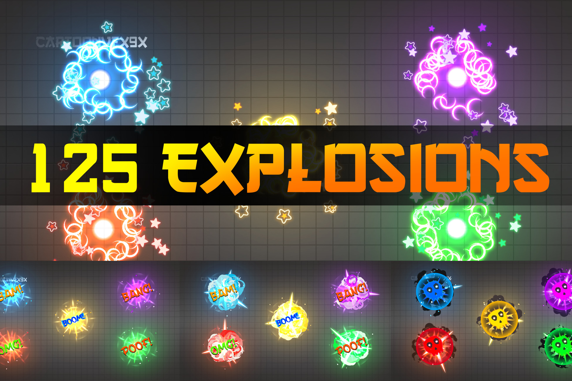 Cartoon Explosion Collection | Fire & Explosions | Unity Asset Store