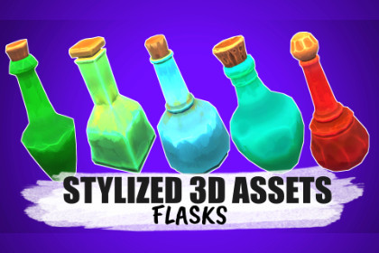 Stylized Flasks