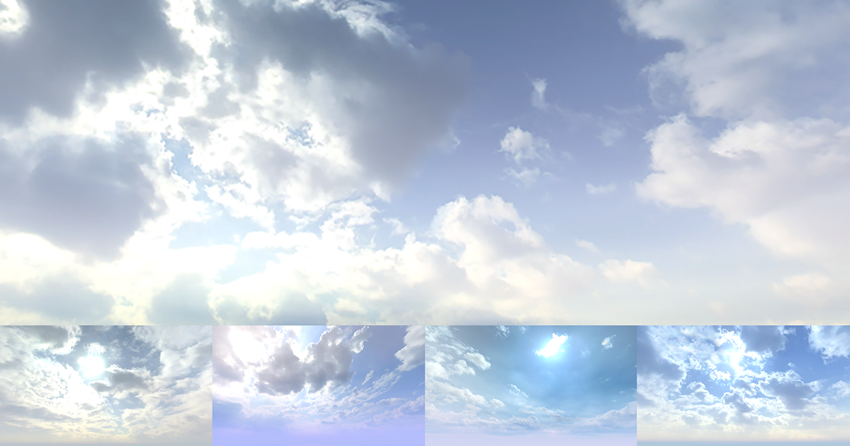 Unity Cloud Texture Cloudy Day Skybox - Vol. 4 | 2D Sky | Unity Asset Store