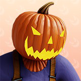 3D Pumpkin Monster