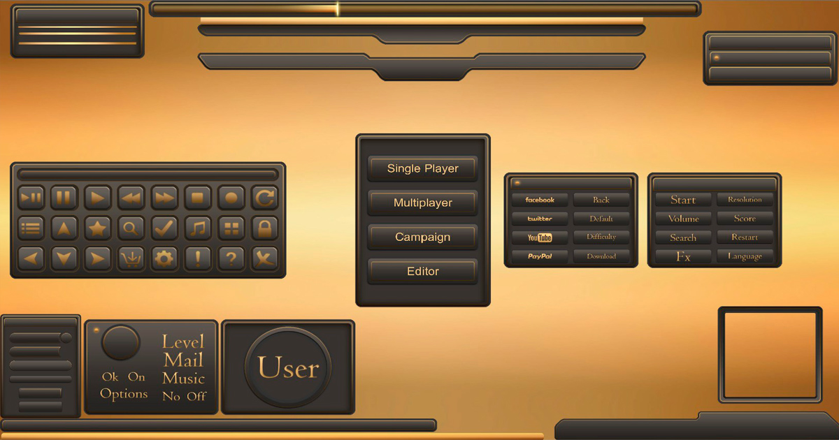 Unity Ui Clean Elegant Clean Ui | 2D 图标 | Unity Asset Store