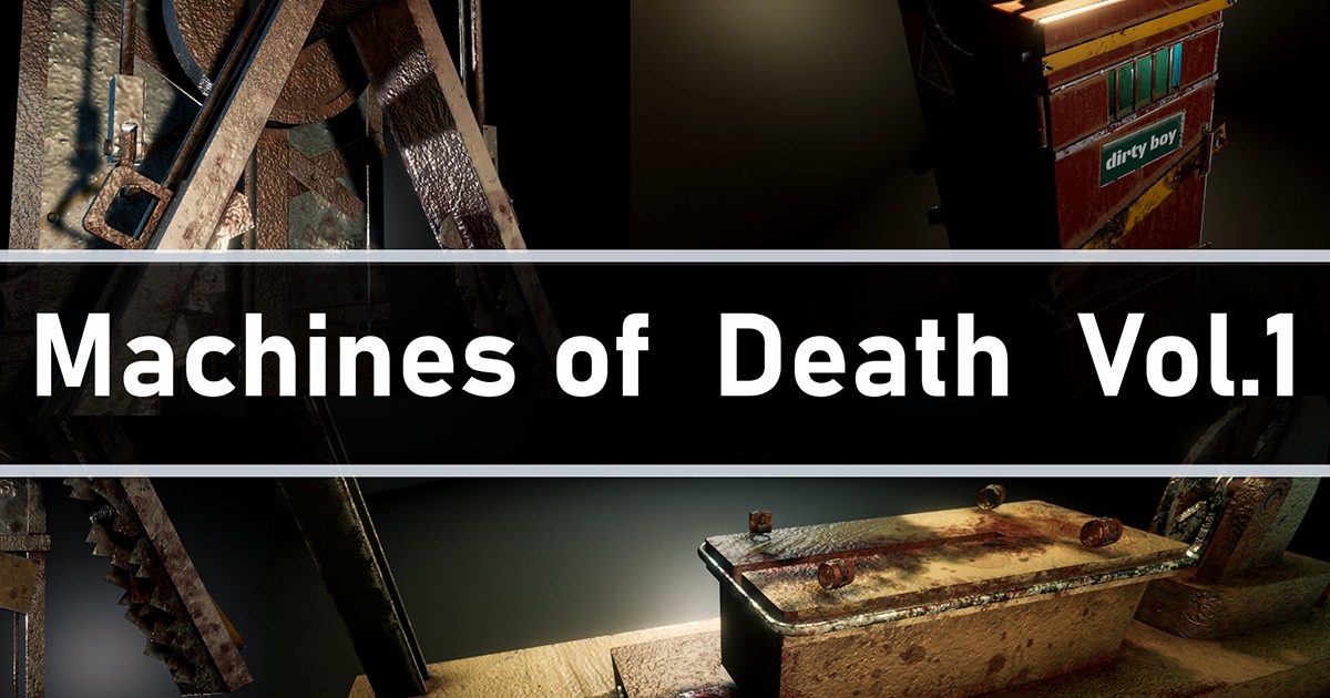 This Is How You Die Machine Of Death Movie Machines of Death - horror assets | 3D Props | Unity Asset Store