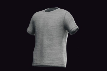 Crew Neck T-Shirt 3D Model – PBR, Low-Poly, Game-Ready, Customizable
