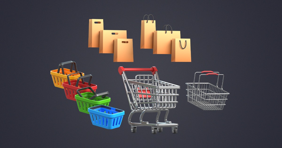 Shopping Pack | 3D Props | Unity Asset Store