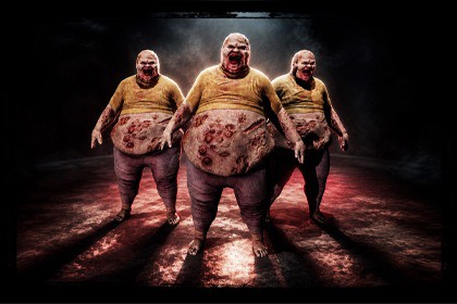 Fat Zombie (Low Poly)