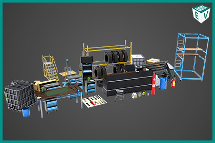 Workshop Tools Pack 01 UPR HDRP Textures