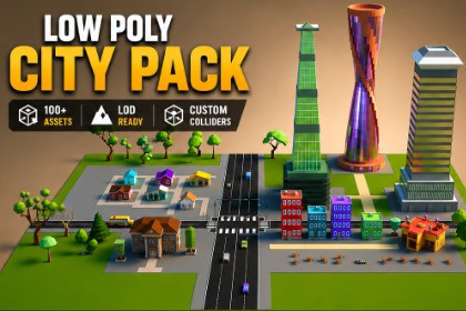 Low Poly City Pack - Mini World Studio