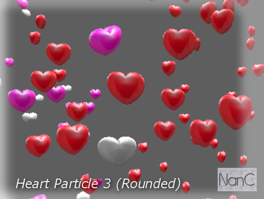 Heart Particle 3 (Rounded) | VFX Particles | Unity Asset Store