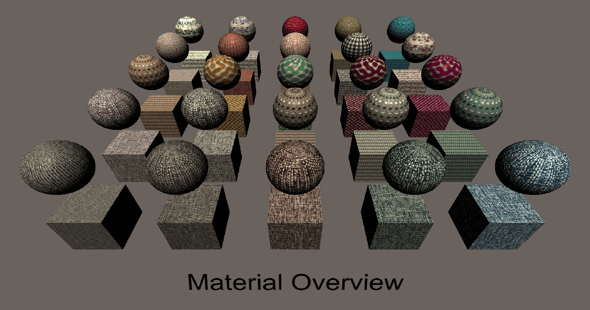 50 Fabric Materials Ready, Volume. 10 | 2D Fabric | Unity Asset Store