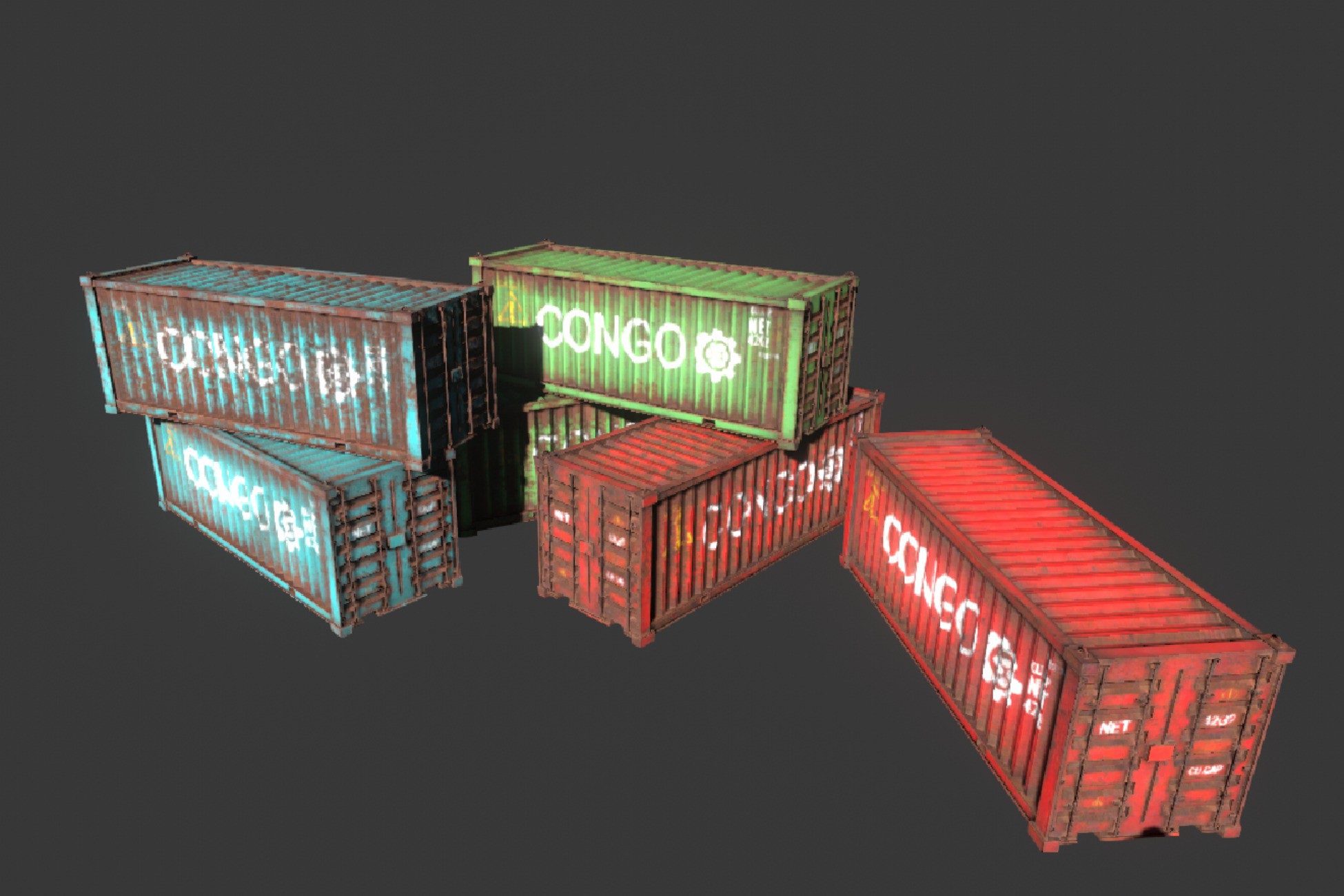Shipping Containers | 3D Props | Unity Asset Store