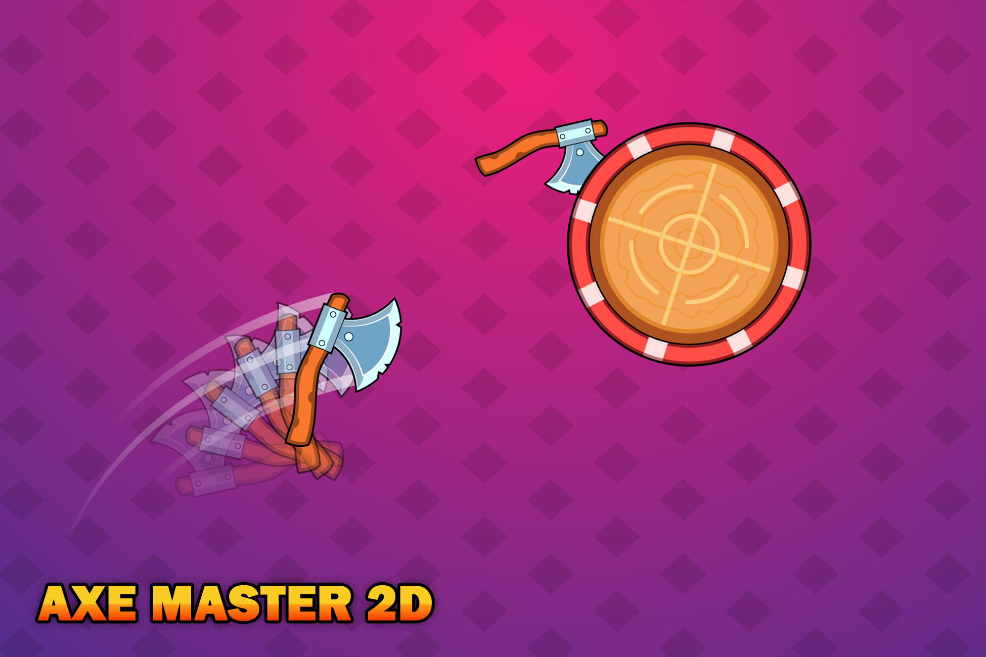 Axe Master 2D - Free Game Template, image 1