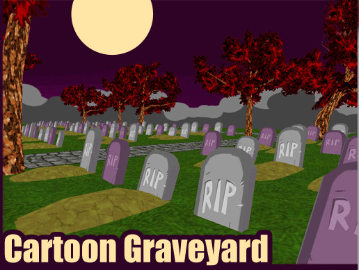 Cartoon Graveyard | 3D Environments | Unity Asset Store