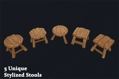 5 Stylized Stools