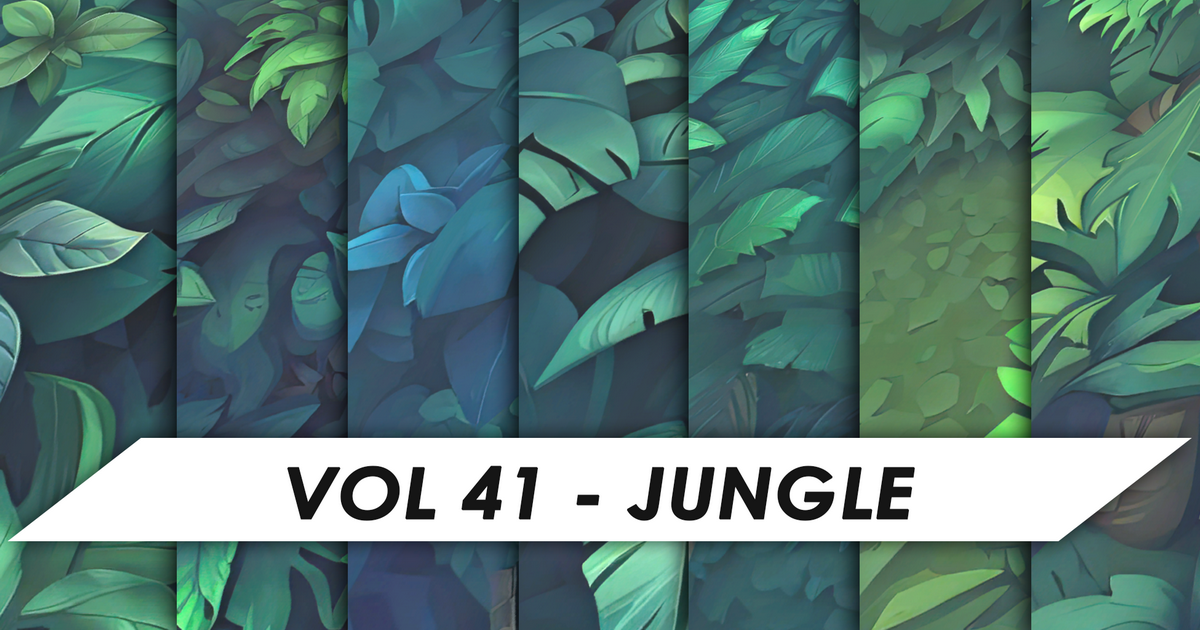 Stylized Textures - Vol 41 - Jungle | 2D Textures & Materials | Unity ...